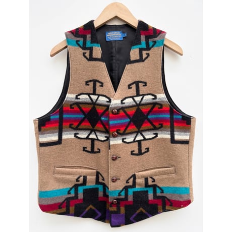 70〜80s PENDELTON "HIGH GRADE WESTERNWEAR" WOOL VEST MADE IN USA 🇺🇸 Size 40
