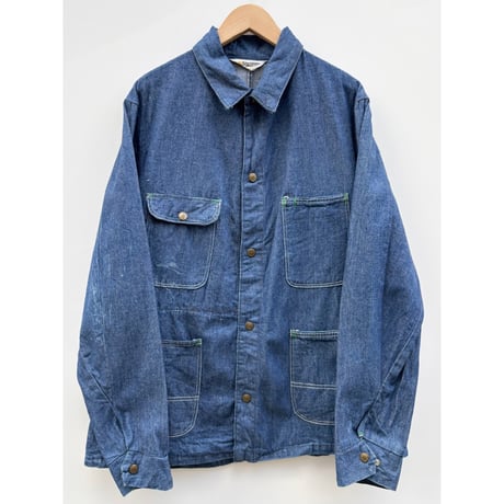 70s KEY "IMPERIAL" DENIM COVERALL Size 42