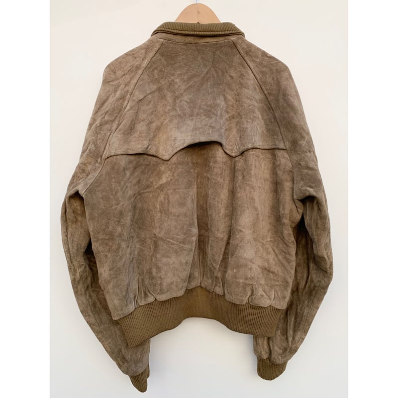ジャケット・アウター 90s fake suede gshort Harrington jacket 90s Ralph Lauren SUEDE HARRINGTON JACKET Size L