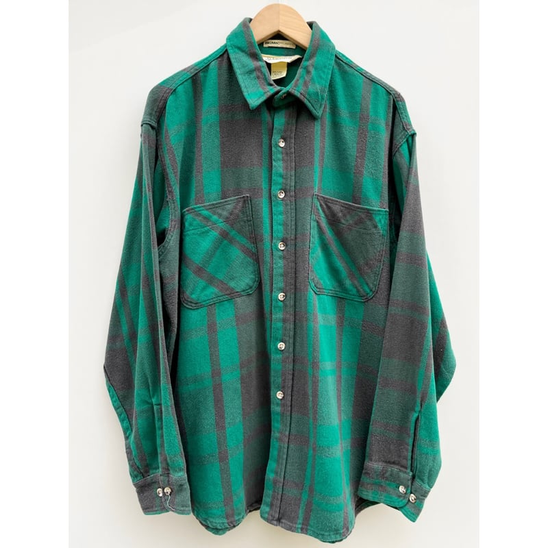 80s ST. JOHN'S BAY FLANNEL SHIRT MADE IN USA 🇺🇸