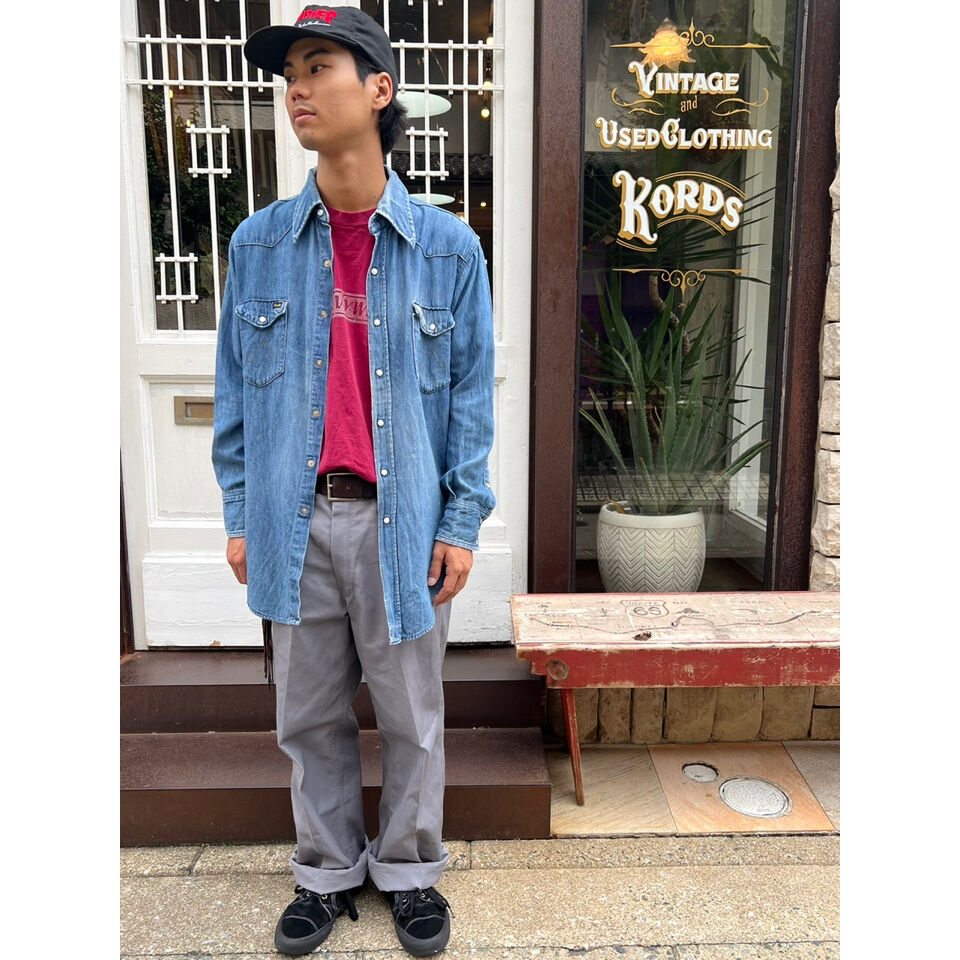 超珍品 70s 80s Wrangler 花柄 パンツ ミントコンディション 超珍品 70s 80s Wrangler 花柄 パンツ ミントコンディション