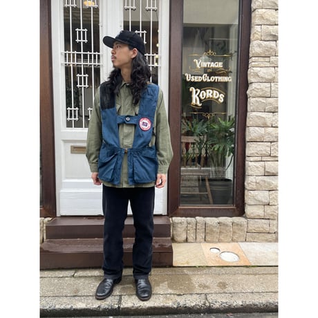 60〜70s Bob Allen "CHAIN STITCH" SHOOTING VEST Size L