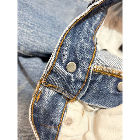 80s Levi’s 501 "INSEAM SINGLE" DENIM PANTS MADE IN USA 🇺🇸 Size W33L34→W31L30.5