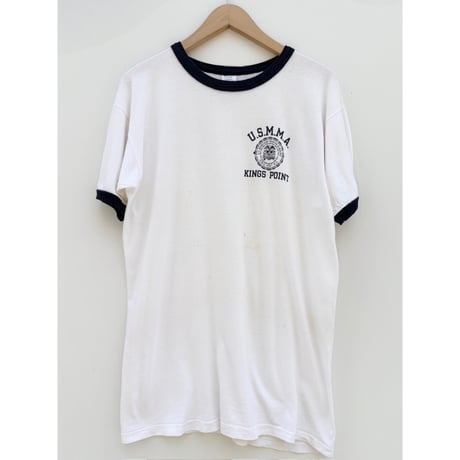 80s Champion "USMMA" Ringer Tee MADE IN USA 🇺🇸 Size L