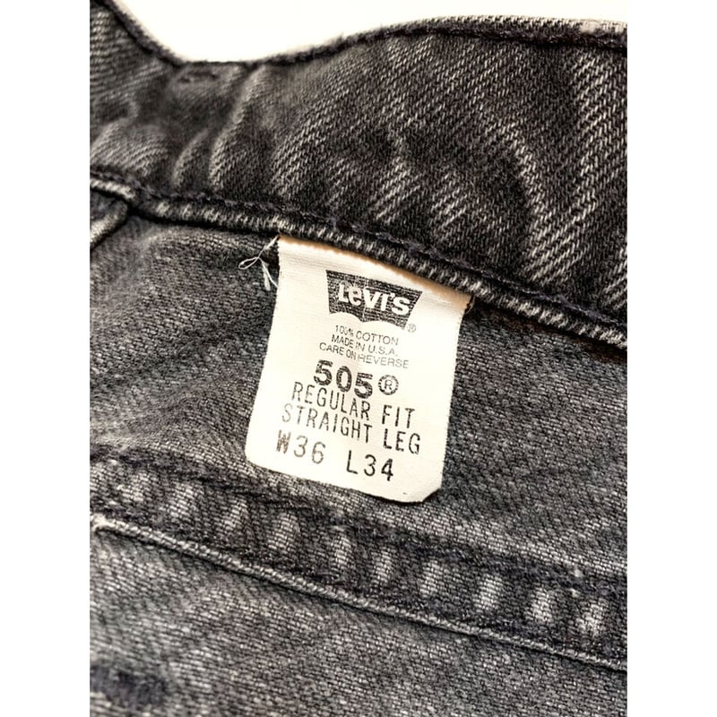 90s Levi's 505-4159 BLACK DENIM PANTS MADE IN U 90s Levi's 505-4159 BLACK DENIM PANTS MADE IN U