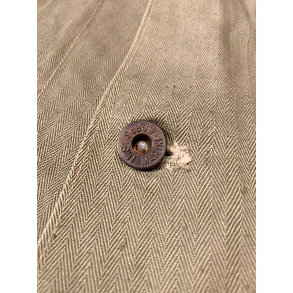 40s WW2 US MARINE CORPS P41 HBT JACKET Size 42 