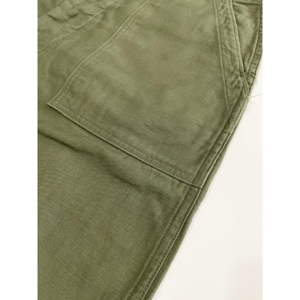 60〜70s US ARMY OG-107 COTTON SATEEN BAKER PANTS
