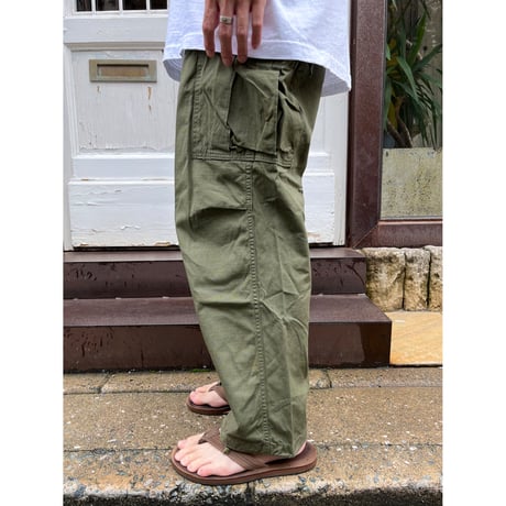 60s US AMRY Jungle Fatigue PANTS "5th TYPE" Size LARGE-REGULAR