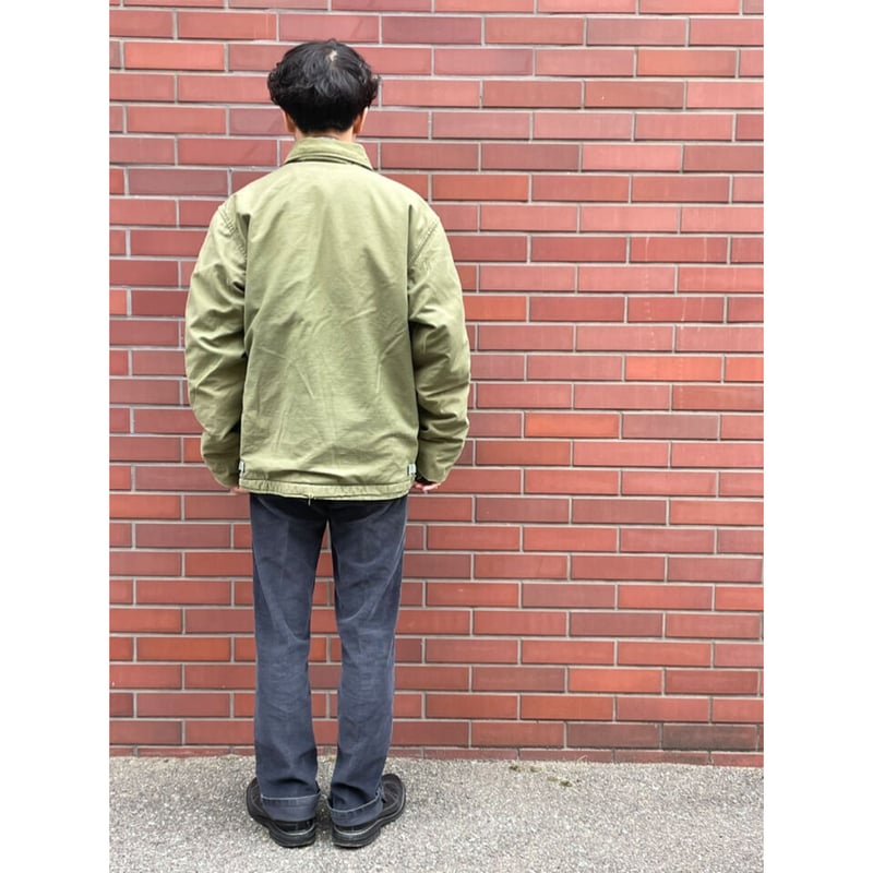 70s US NAVY A-2DECK JACKET Size LARGE (42-44) |