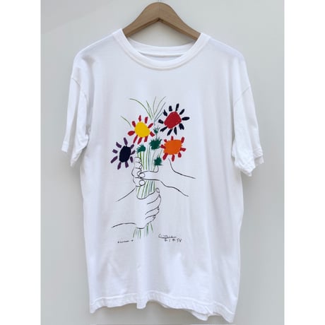 90s Picasso "Le Bouquet de l'amitie" Art Tee Size M程