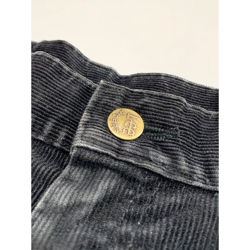 ✅激レア【ネイバーフッド】コーデュロイパンツDEEPMID★L★ネイビー IZOD アイゾッド コーデュロイパンツ 総柄刺繍 メンズW33 古着