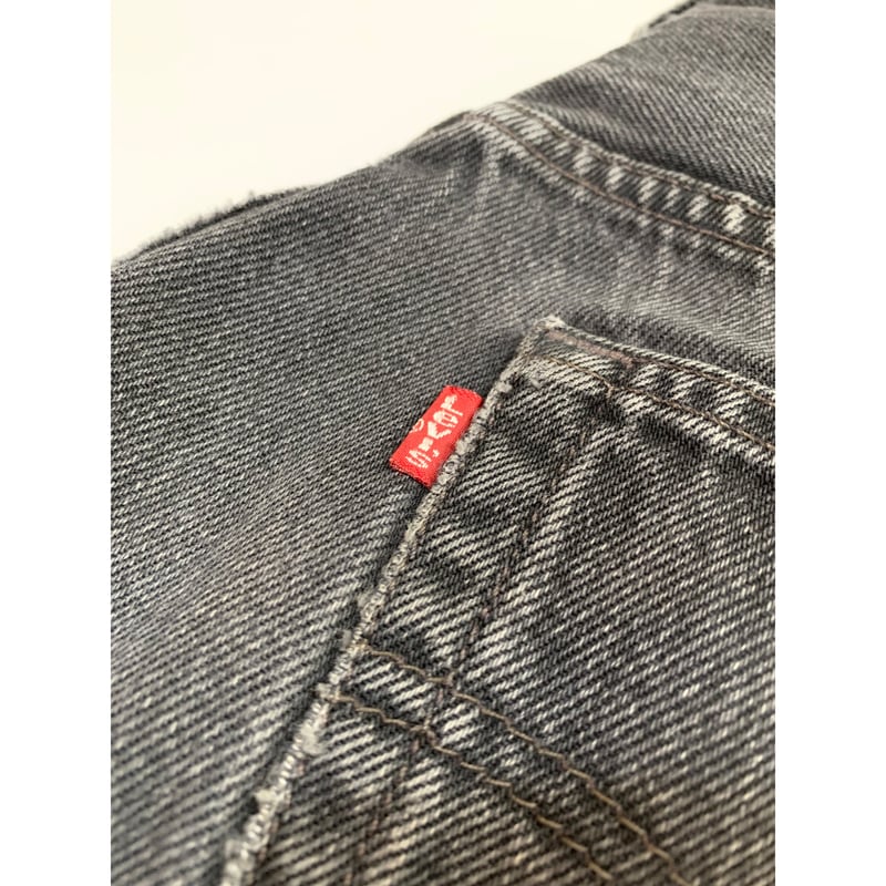 00s Levi's 501-0660 BLACK DENIM PANTS MADE IN U