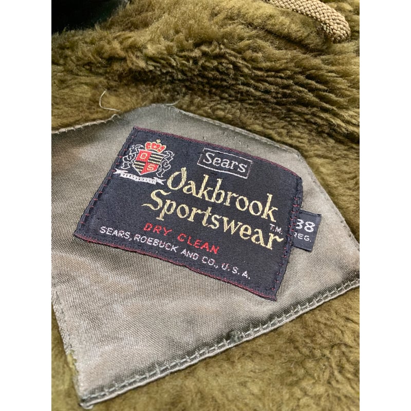 60〜70s Sears Oakbrook WOOL COAT WITH LINER Size