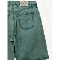 90s Levi's "Silver Tab" LOOSE DENIM Shorts MADE IN USA🇺🇸 Size W33→W32