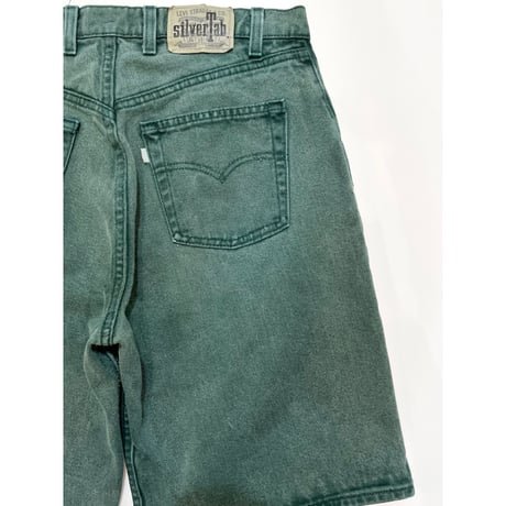 90s Levi's "Silver Tab" LOOSE DENIM Shorts MADE IN USA🇺🇸 Size W33→W32
