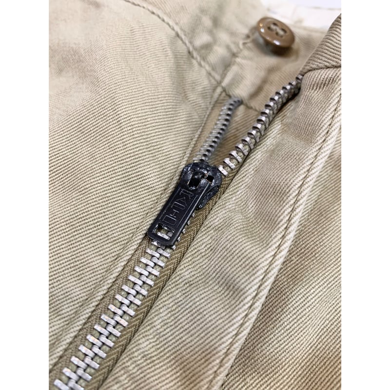 60s US ARMY KHAKI TROUSERS Size W34L31→W33L29 |