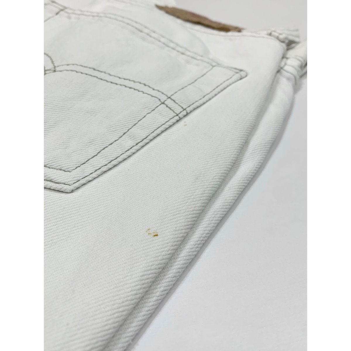 90s Levi's 501 WHITE DENIM PANTS MADE IN USA 🇺🇸