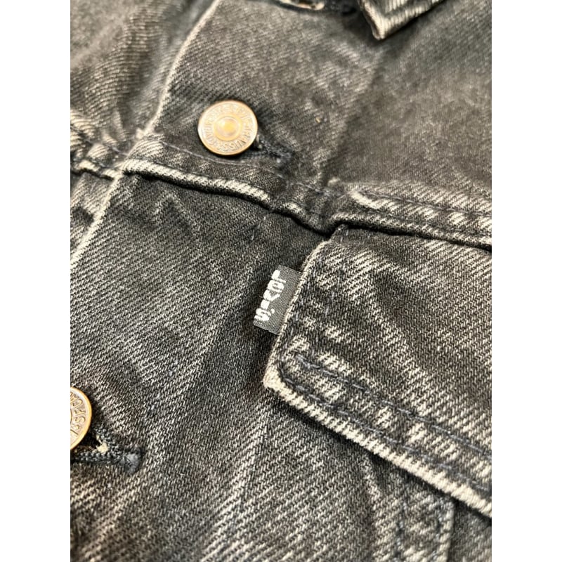 90s Levi's 57598 BLACK DENIM JACKET MADE IN USA