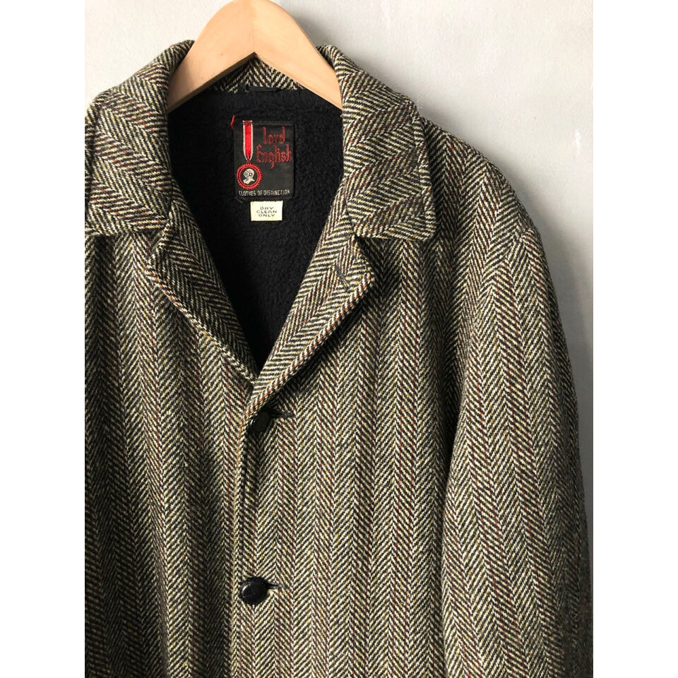 70s LORD ENGLISH TWEED COAT Size 40 | KORDS