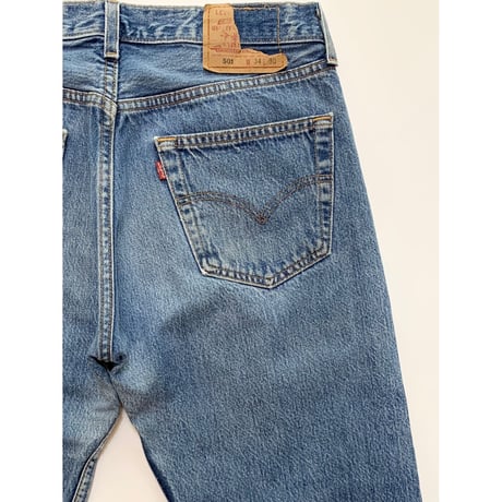 90s Levi’s 501 DENIM PANTS MADE IN USA 🇺🇸 Size W34L30→W32L29