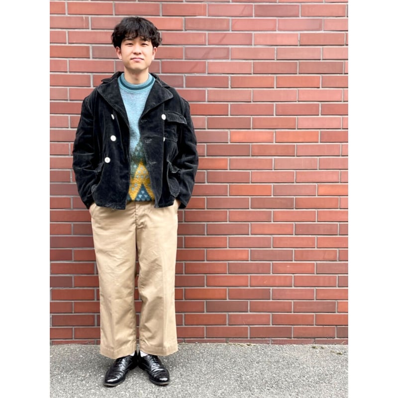 80s GERMANY WORK DOUBLE BREASTED CORDUROY WORK 80s GERMANY WORK DOUBLE BREASTED CORDUROY WORK