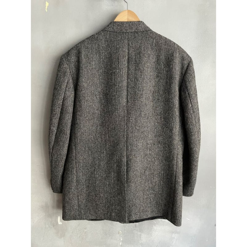 80s LANDS'END HARRIS TWEED JACKET TAILORED IN U 80s LANDS'END HARRIS TWEED JACKET TAILORED IN U