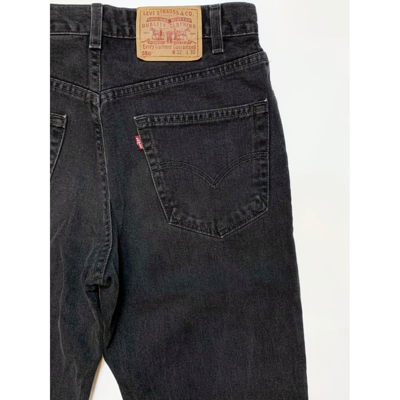 00s Levi's 550 BLACK DENIM PANTS MADE IN USA 🇺🇸