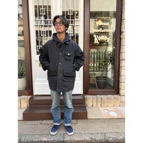 90s POLO Ralph Lauren "BLACK" DUCK HUNTING JACKET Size M