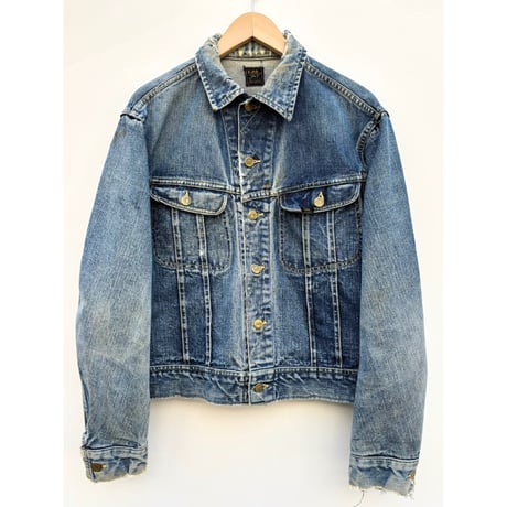 60s Lee "101-J" DENIM JACKET MADE IN USA🇺🇸 Size 42-REGULAR