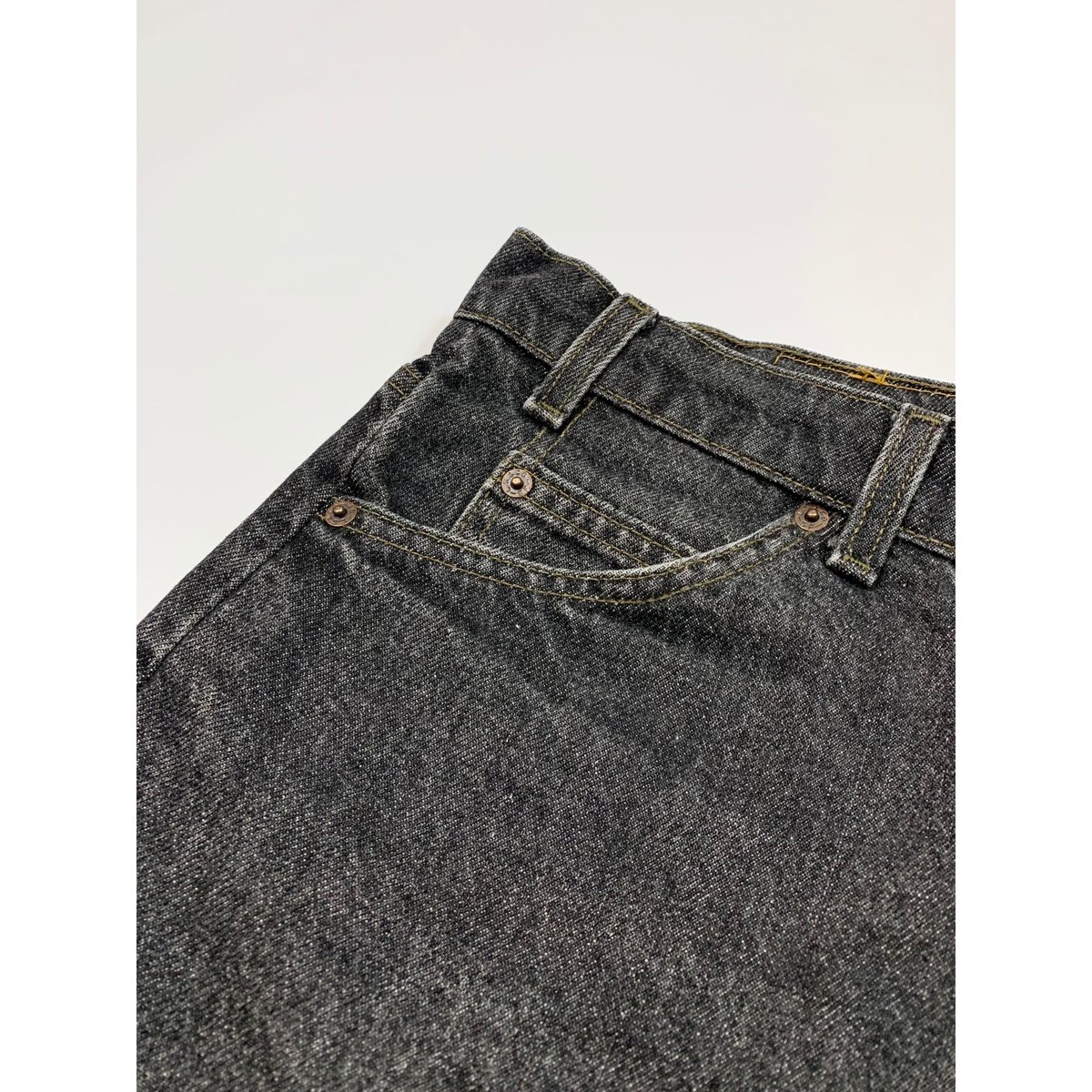 90s Levi's 505-0259 BLACK DENIM PANTS MADE IN U