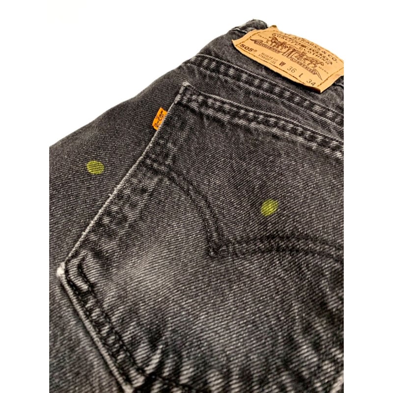 90s Levi's 505-4159 BLACK DENIM PANTS MADE IN U 90s Levi's 505-4159 BLACK DENIM PANTS MADE IN U