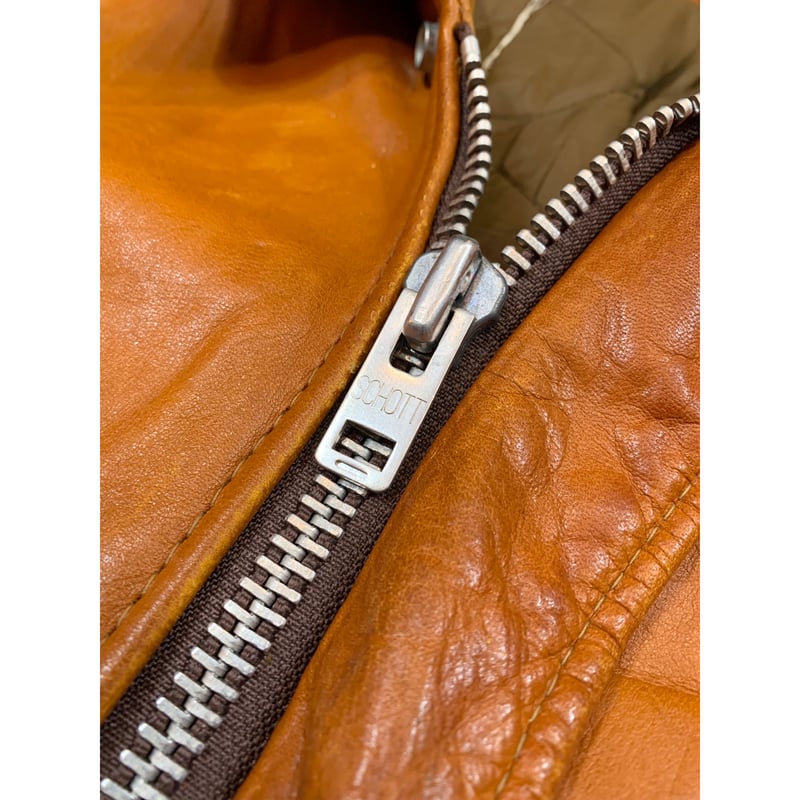 【値下げ】80's Schott A2ライダースジャケット 40 70〜80s Schott 