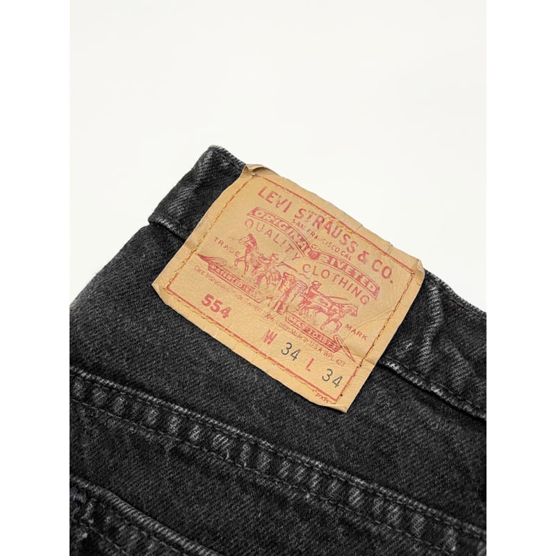 90s Levi's 554 BLACK DENIM MADE IN USA 🇺🇸 Size