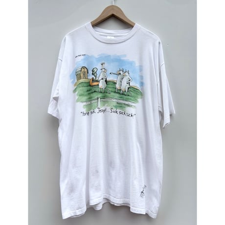 80s THE FAR SIDE ART Tee MADE IN USA🇺🇸 Size XL