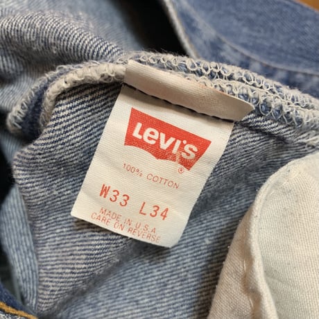 90s Levi’s 501 DENIM PANTS MADE IN USA 🇺🇸 Size W33L34→W31L30