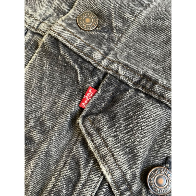 80s Levi's 70506 BLACK DENIM JACKET MADE IN USA
