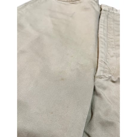 70s US ARMY KHAKI TROUSERS Size W36L32→W35L31
