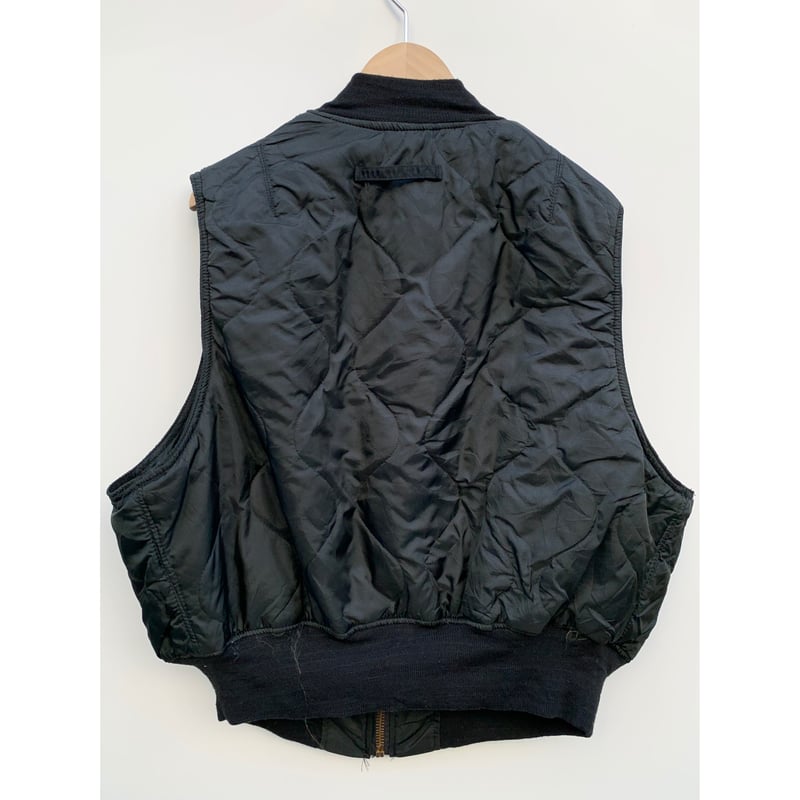ALPHA INDUSTRIES FV-2 ベスト ブラック ミリタリー 黒 90s ALPHA INDUSTRIES 