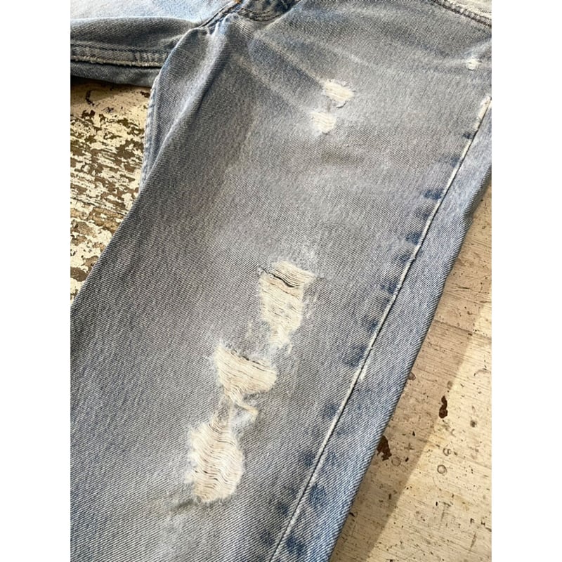 90s W&LT 再構築 Crash Denim Pants 90s W&LT 再構築 Crash Denim Pants - メルカリ