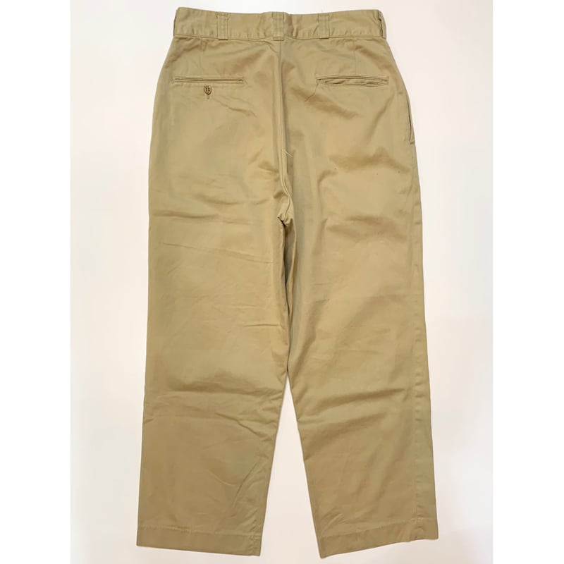 60s US.ARMY チノパン　W36L29 60s US ARMY KHAKI TROUSERS Size W31L29→W30L28 |