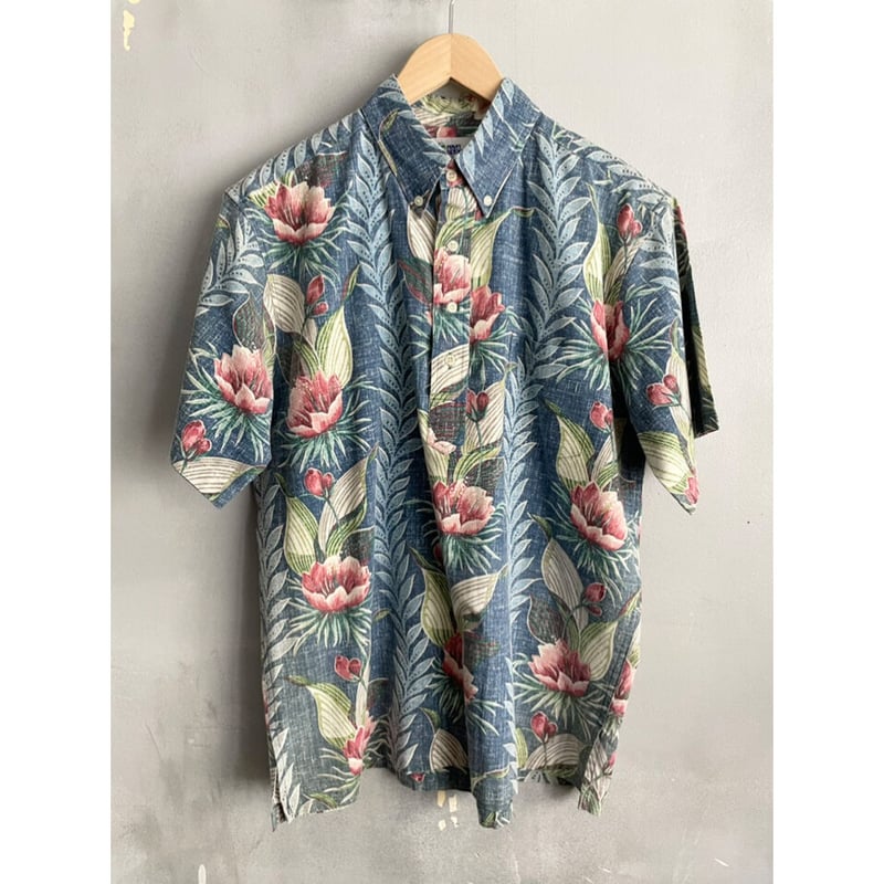 90s Reyn Spooner エジプトコットン アロハシャツ ハワイ製 M 90s Reyn Spooner エジプトコットン アロハシャツ ハワイ製 M