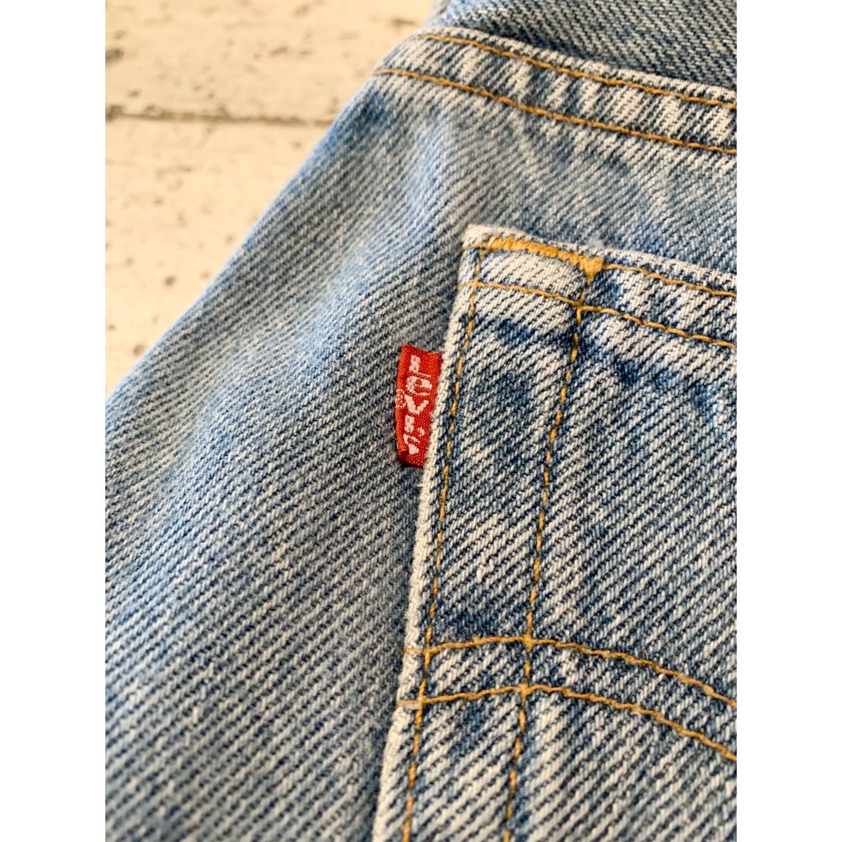 【美品：濃いめ】90s levi's 501 usa製 W31L34 LEVI'S 90s USA製 501xx デニム ジーンズ ジーパン W31L34 ボタン裏