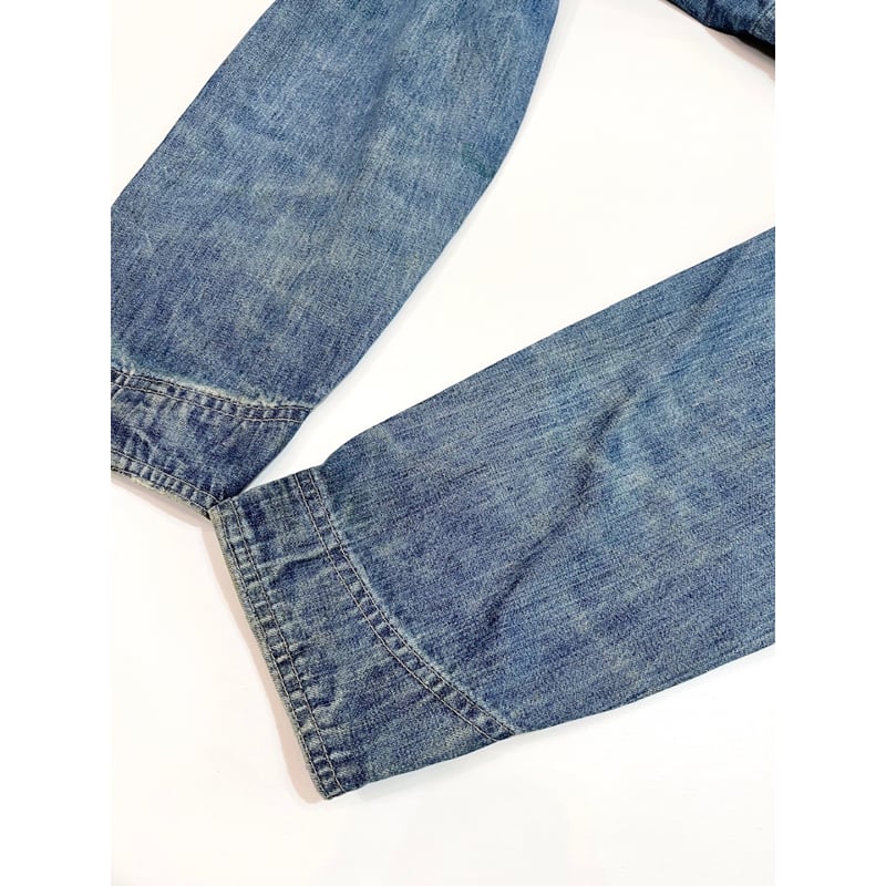 60S POWR HOUSE 裏地キルティング デニム カバーオール USA製 60S POWR HOUSE 裏地キルティング デニム カバーオール USA製