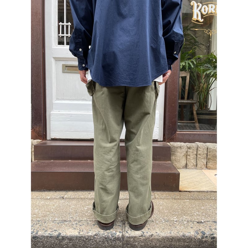 40s US ARMY M-43 HBT CARGO PANTS Size W32L33→W3 40s US ARMY M-43 HBT CARGO PANTS Size W32L33→W3