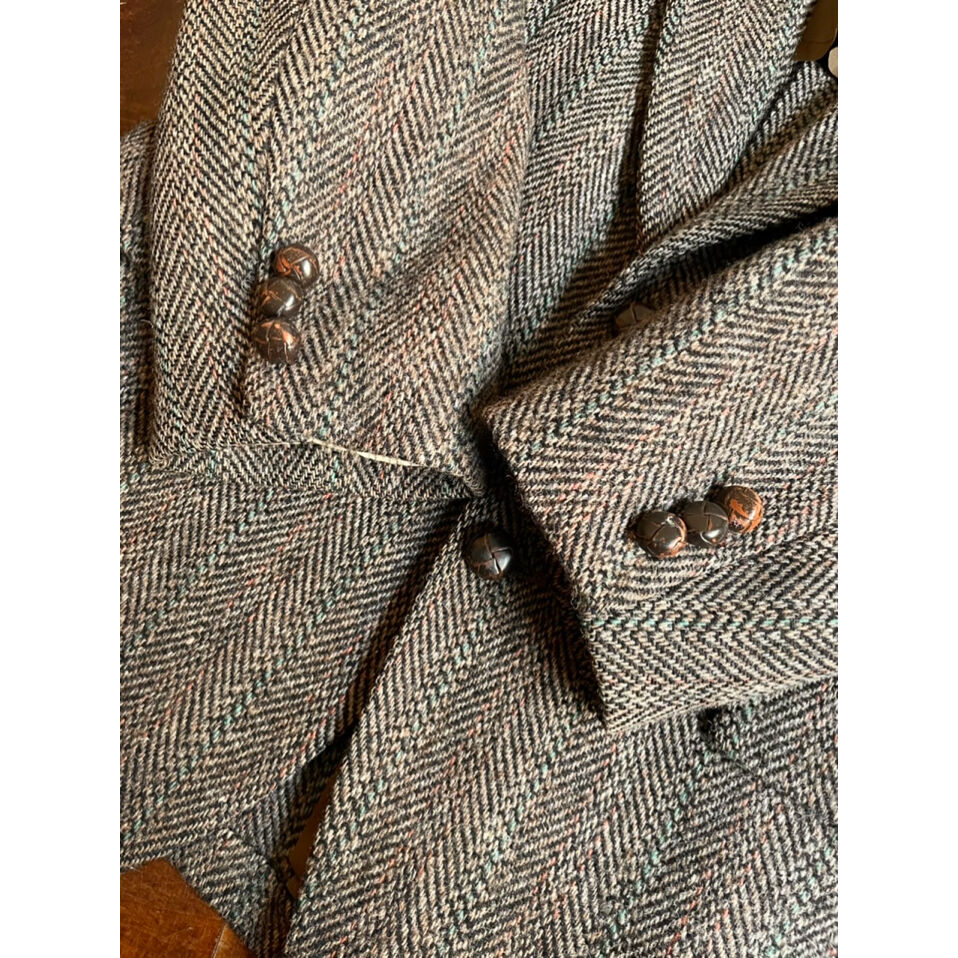 80s STAFFORD HARRIS TWEED JACKET TAILORED IN US 80s STAFFORD HARRIS TWEED JACKET TAILORED IN US