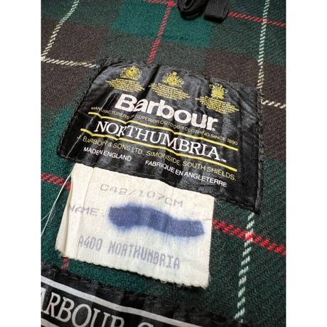 88s Barbour "NORTHUMBRIA" OILED  JACKET MADE IN ENGLAND 🏴󠁧󠁢󠁥󠁮󠁧󠁿 Size C42