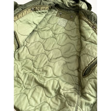 80s "DEAD STOCK" US ARMY NIGHT DESERT CAMO PARKA WITH LINER Size MEDIUM
