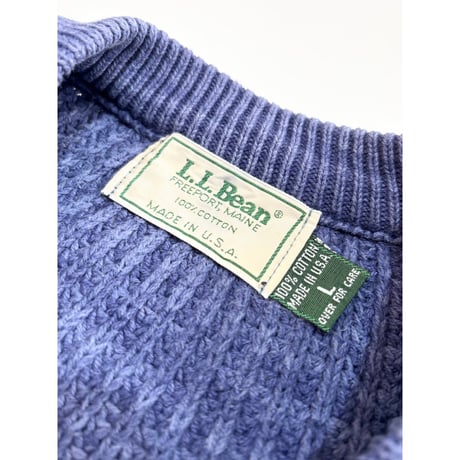 80s L.L.Bean COTTON KNIT MADE IN USA 🇺🇸 Size L
