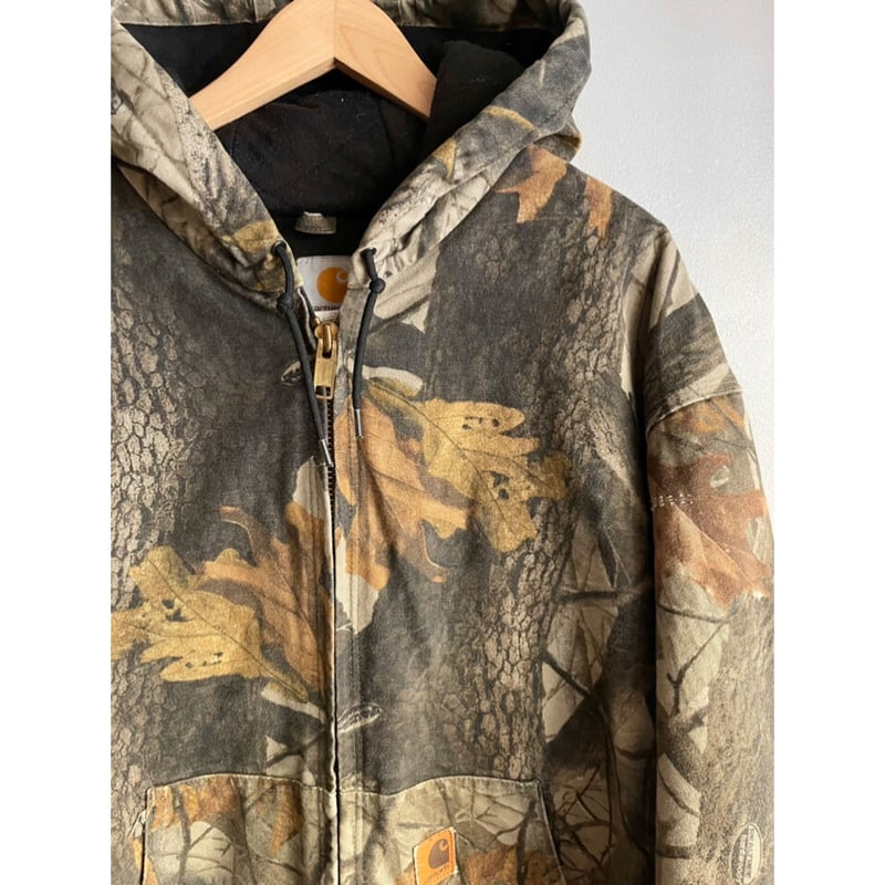 90s carhartt REAL TREE CAMO DUCK ACTIVB PARKA S