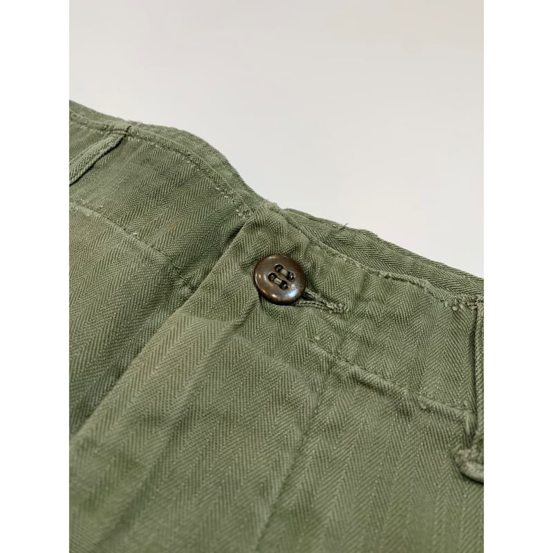 40s US ARMY M-43 HBT CARGO PANTS Size W32L33→W3 40s US ARMY M-43 HBT CARGO PANTS Size W32L33→W3